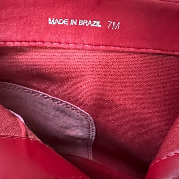 Gianni Bini Red Ankle Boots - Picture 7 of 7